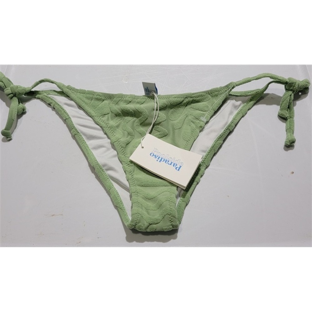 NWT Poolside Paradiso S Out from Under Crochet Tie Side Bikini Bottom 120760